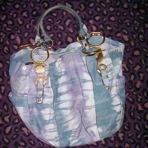 ONLY 1 nwot b makowsky butter leather tie dye bag